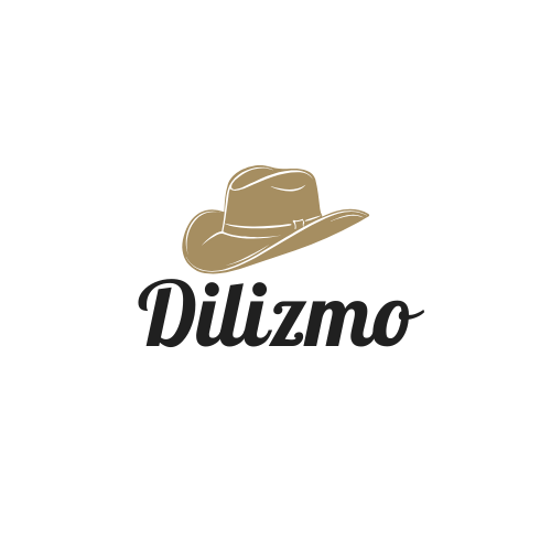 black gold vintage cowboy hat logo (1)