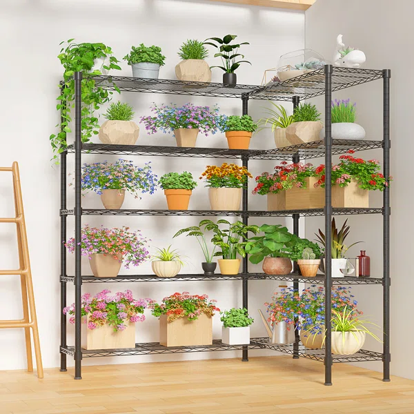 Olyve 58'' W Metal Shelving Unit - Image 2