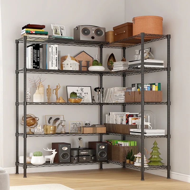 Olyve 58'' W Metal Shelving Unit